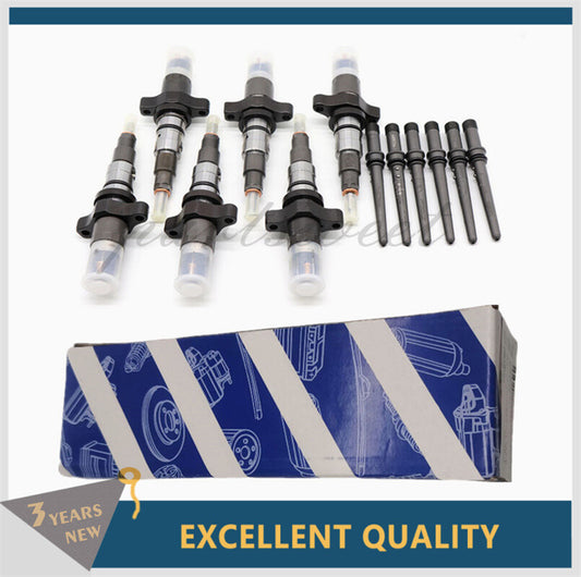 6pcs Diesel Fuel Injectors Fit For 5.9L 2004.5-2007 Tubes for Dodge for Ram