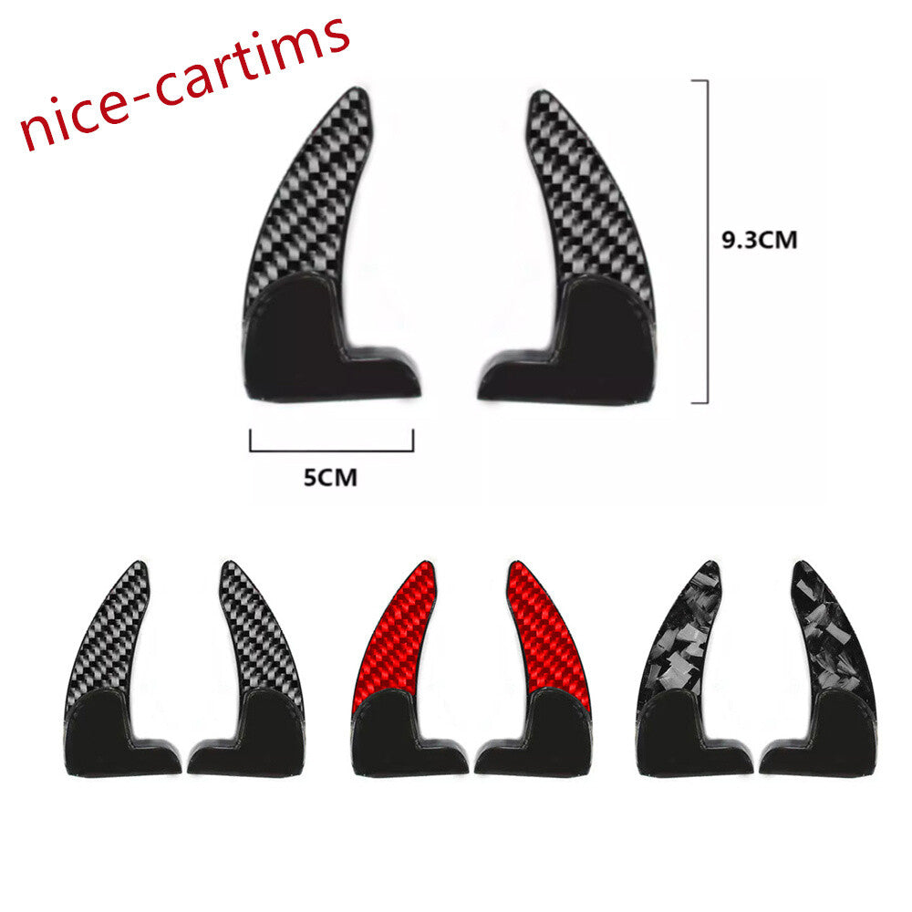 2¡ÁCarbon/ABS Steering Wheel Shift Paddle for Dodge for Challenger Charger 2015+ 300C