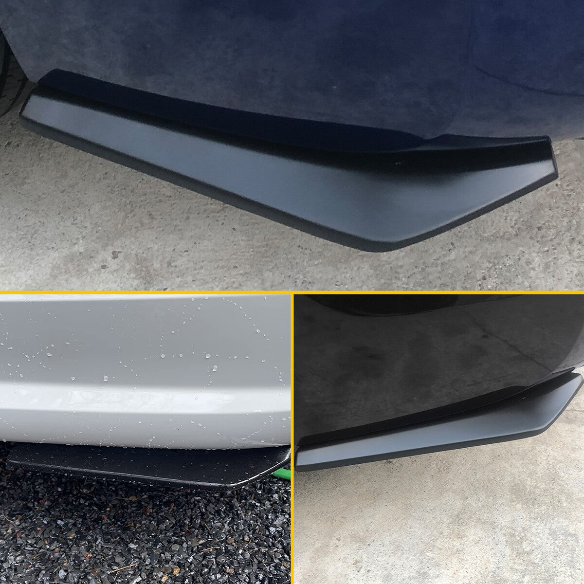 for Dodge Charger 06-2020 Rear Spats Bumper Lip Splitter Diffuser Canard Spoiler