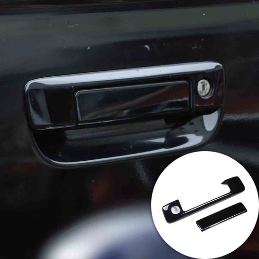 Matte Black ABS Interior Transmission Head Trim Cap for Toyota Tundr @ 2022 - 2023