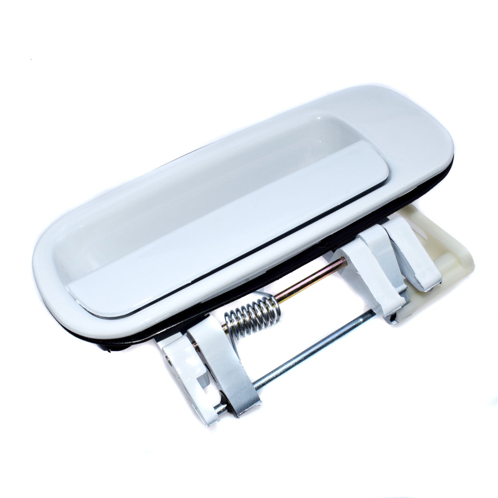 White exterior door handle on the passenger side, right rear, applicable to for Toyota for Camry .