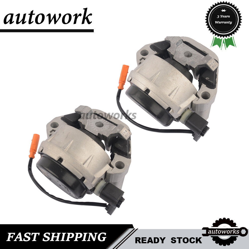 2PCS Engine Mounts Mounting for Audi A6 3.0L V6 AT Quattro Prestige Sedan 12-18