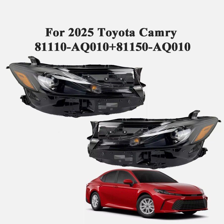 LED headlight projector, left and right, suitable for Toyota for Camry LE SE 2025.