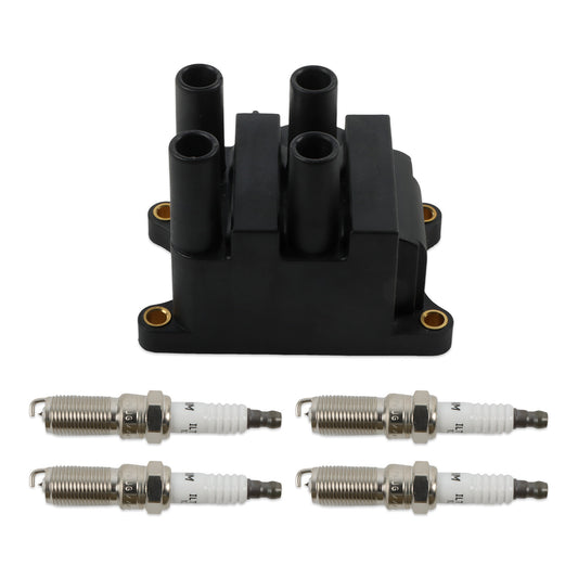 1x Ignition Coil4x Iridium Spark Plugs FD497 5019 for Ford Contour vastvehicle