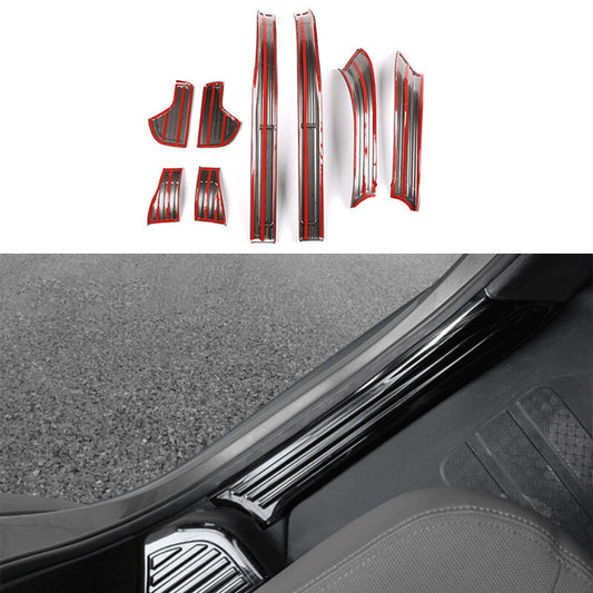 Door Sill Panel 2020-2023 Protection for Land Rover for Defender 110 Black Titanium