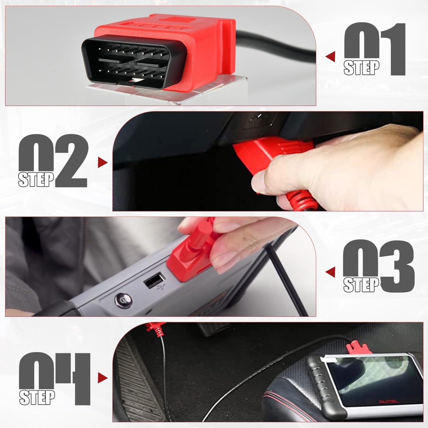 Main Test Cable for MaxiSys MS908/ for Mini MS905/DS808/MK808 Table