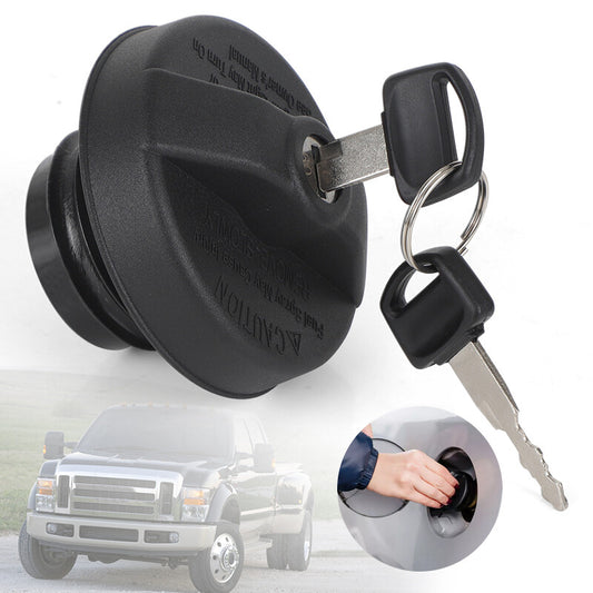 LOCKING Gas Fuel Tank Cap W/Keys MGC791 for FORD F150 F250 F250 F350 F450 NEW
