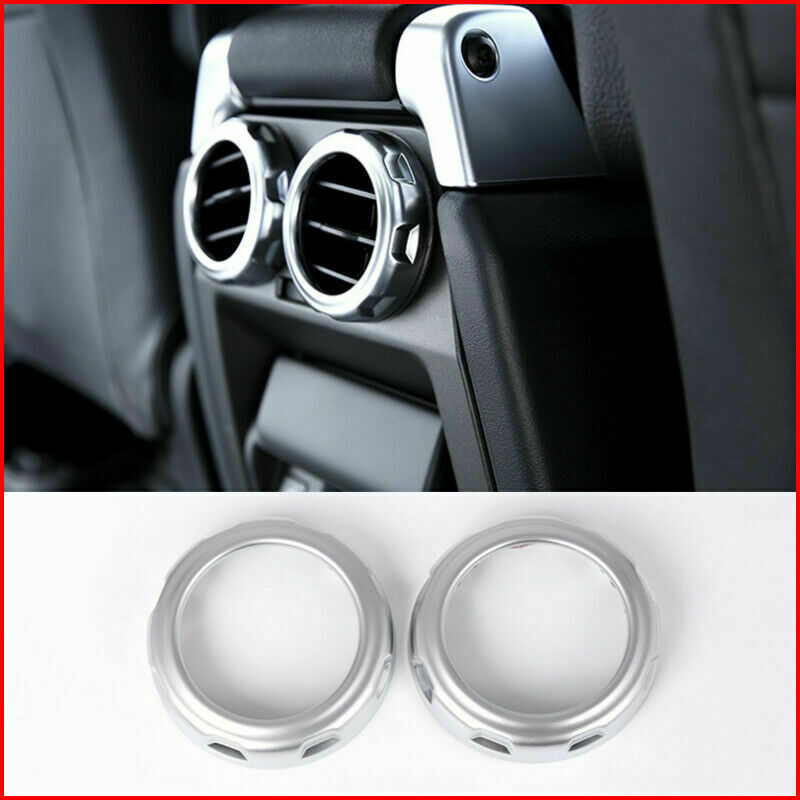 2P Silver Rear air outlet vent cover trim for Land Rover Range Sport 2005-2013