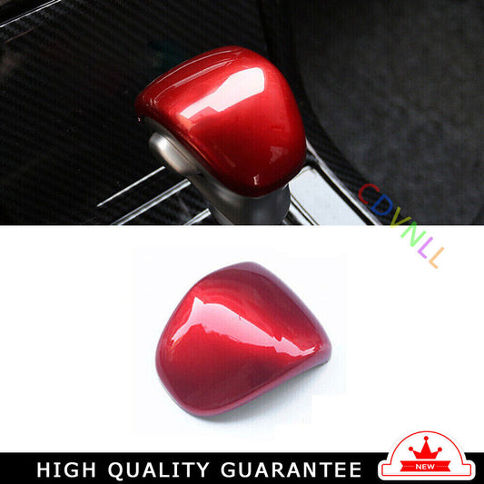Car Inner Gear Shift Knob Head Cover Trim for Kia K3 Forte 2019-2022 Bright Red