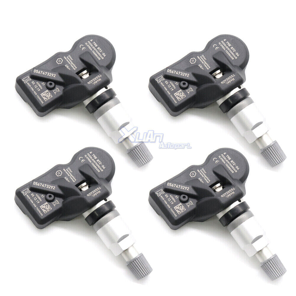 433MHz for BMW TPMS 4 NEW Tire Pressure Monitoring Sensor 6798872-04 36106798872