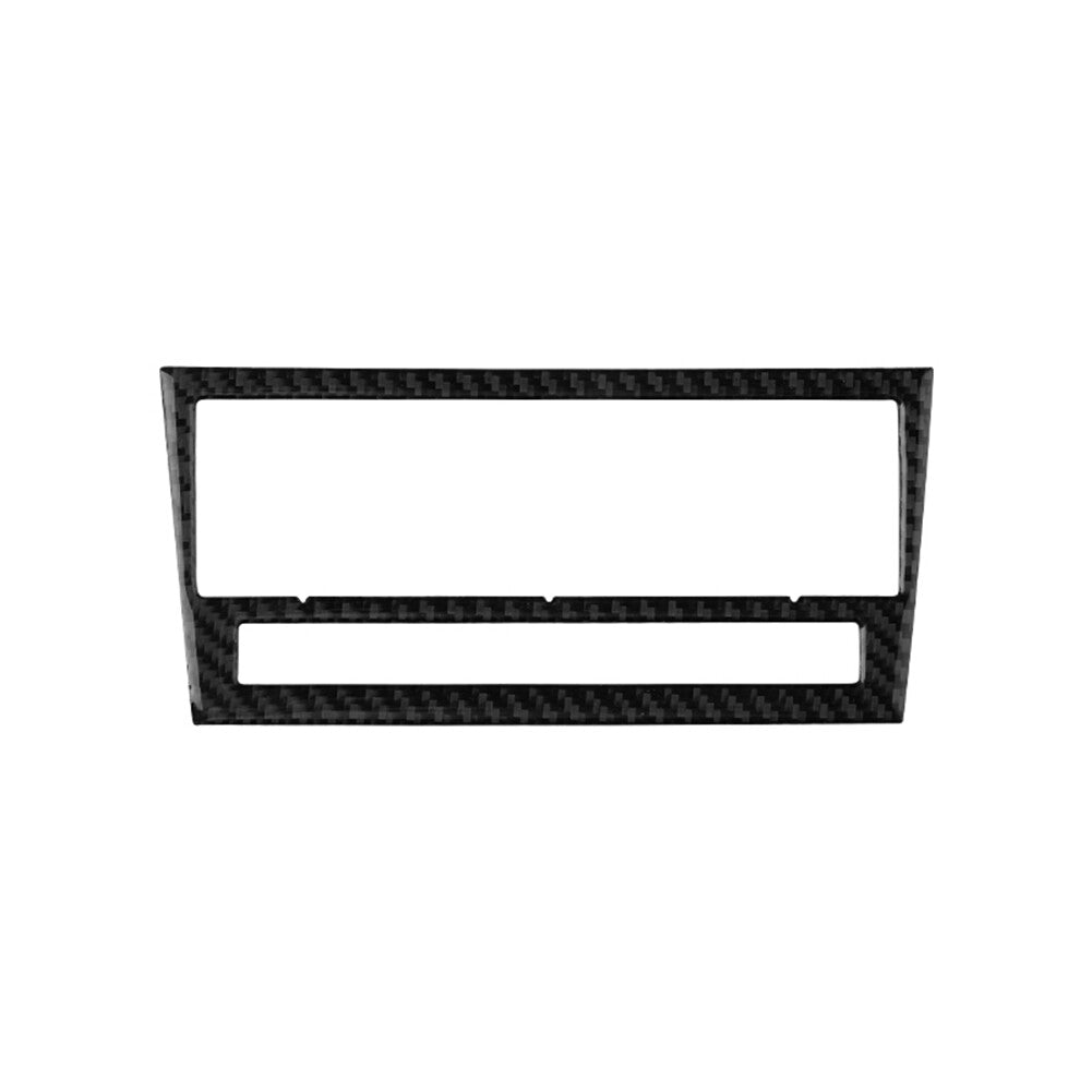 Carbon Fiber CD Player Frame Panel Trim Cover Sticker for Audi for A4 S4 2005-2008