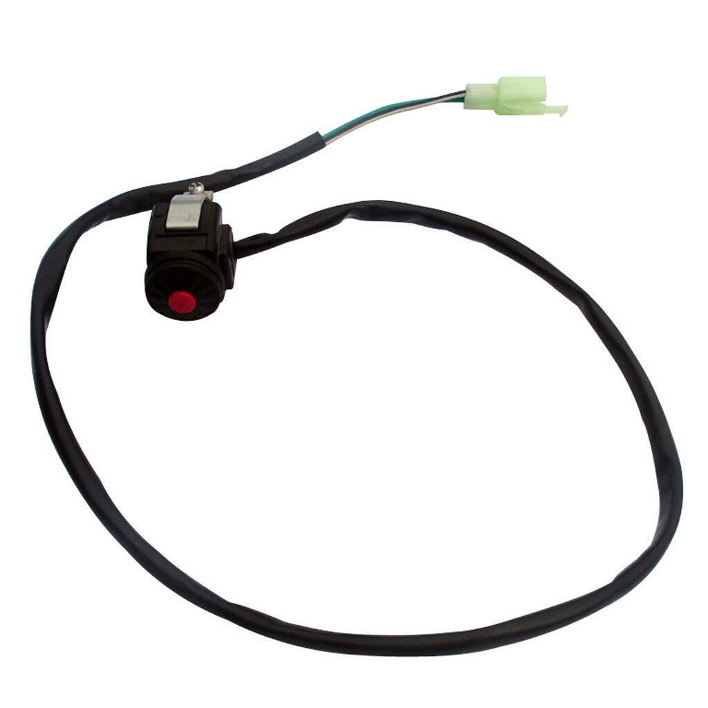 ATV Motorcycle Dual Sport Dirt Quad Start Horn Kill Off Stop Switch Button Motor
