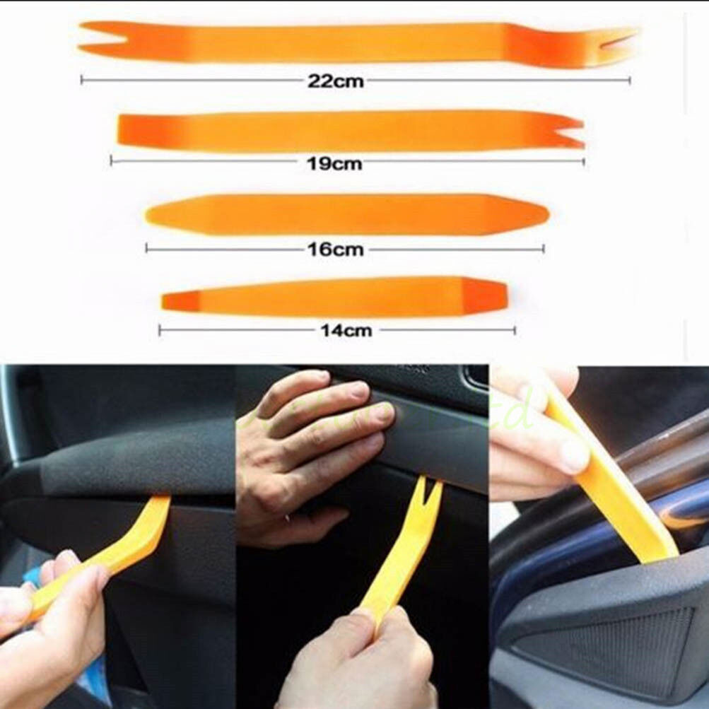 Car audio disassembly pry navigation CD tools door trim clip light