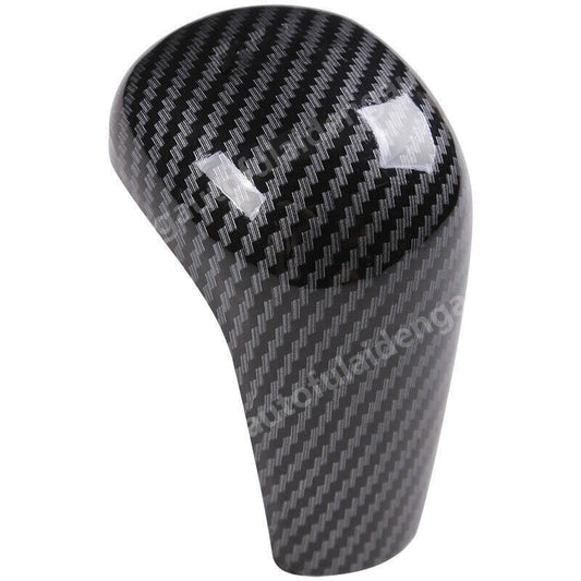 for Mazda 3 Axela 2019-2023 Carbon Fiber Grain Inner Gear Shift Knob Decor Cover