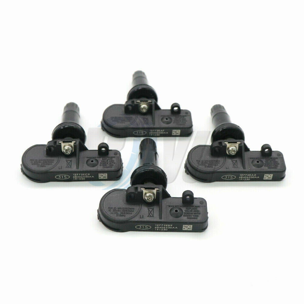 4pcs TPMS Tire Pressure Sensor 68406530AA for Jeep for Dodge for Chrysler 315MHz