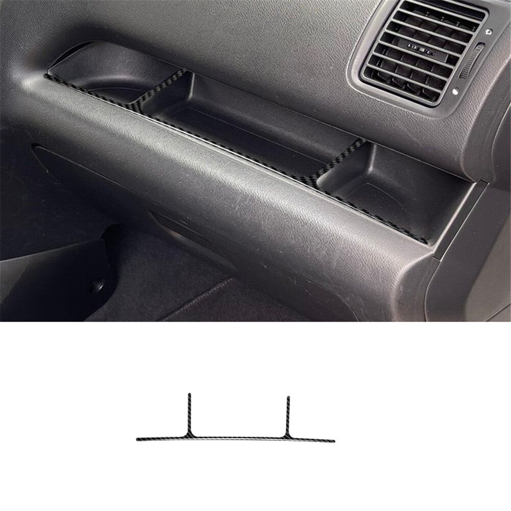 Carbon Fiber Passenger Dashboard Panel Cover Trim for Honda for Civic Si 2002-2005