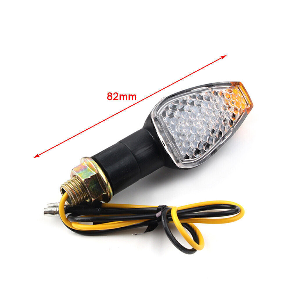 Black Universal Fit for Mini 14 LED Motorcycle Turn Signal Light Indicators Blinker