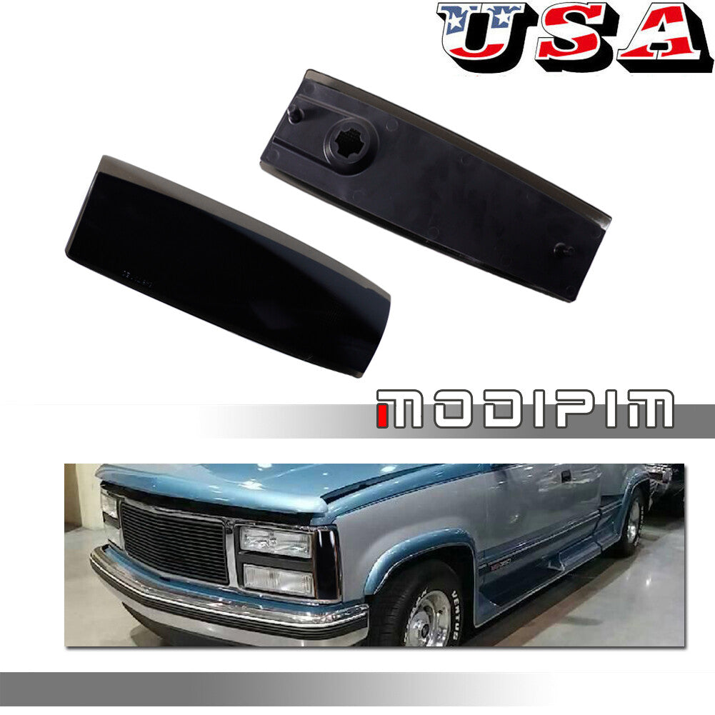 Front Marker Corner Light Housing Kit for 88-93 for GMC C1500 C2500 C3500