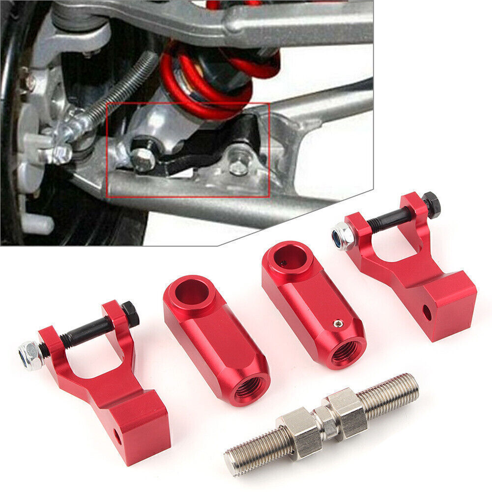 Front  Rear Lowering Kit Adjustable Red for Yamaha 700 350 660 700R ATV