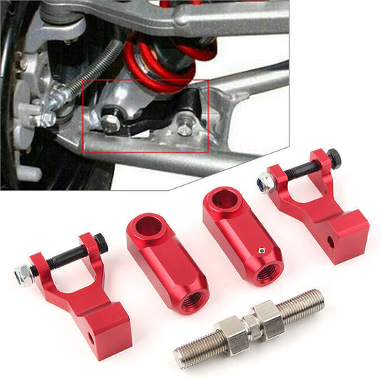 Front  Rear Lowering Kit Adjustable Red for Yamaha 700 350 660 700R ATV