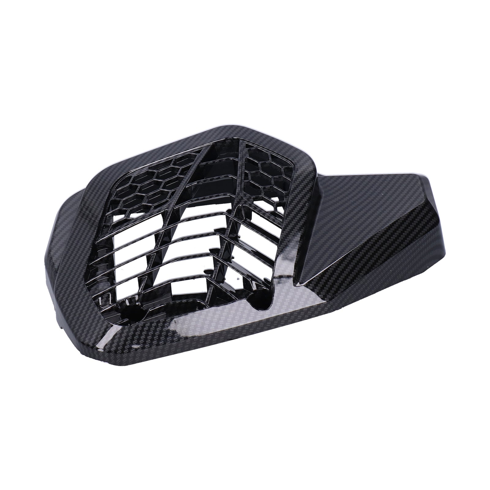 Auto Radiator Panel Cover Side Guard Cap Carbon Fiber Style For