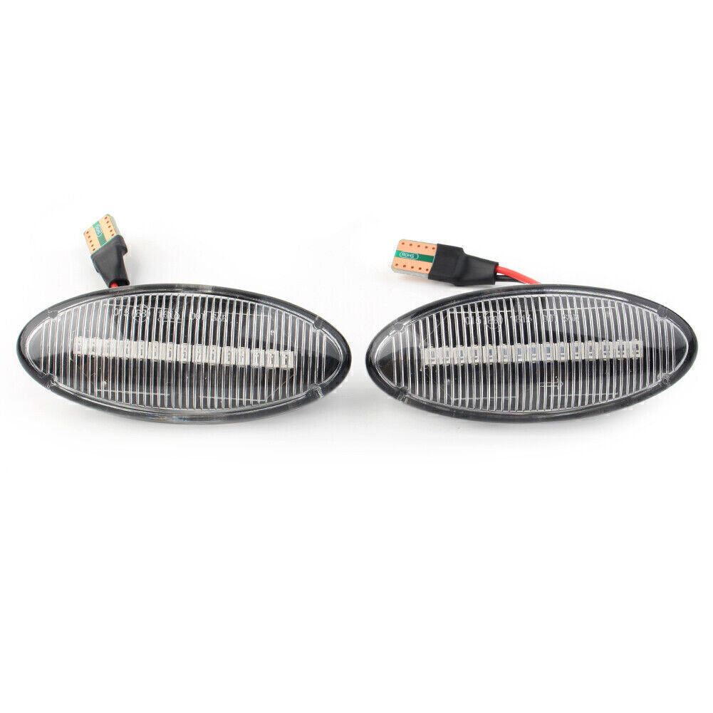 Dynamic LED Sequential Side Marker Light Clear for Opel Vectra B 1995-2002 Pair