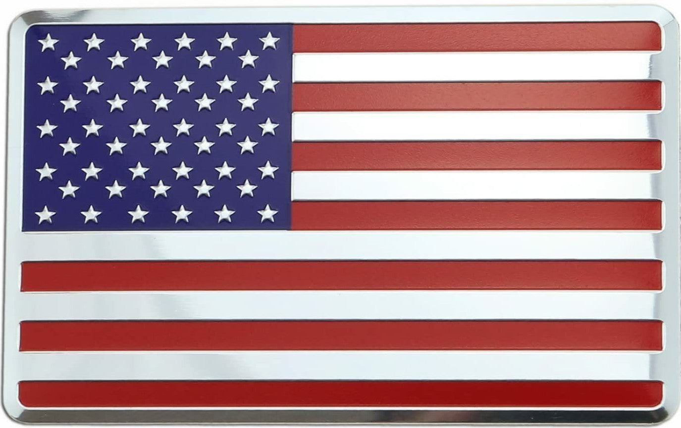 Car side fender rear trunk badge sticker American flag  for ford