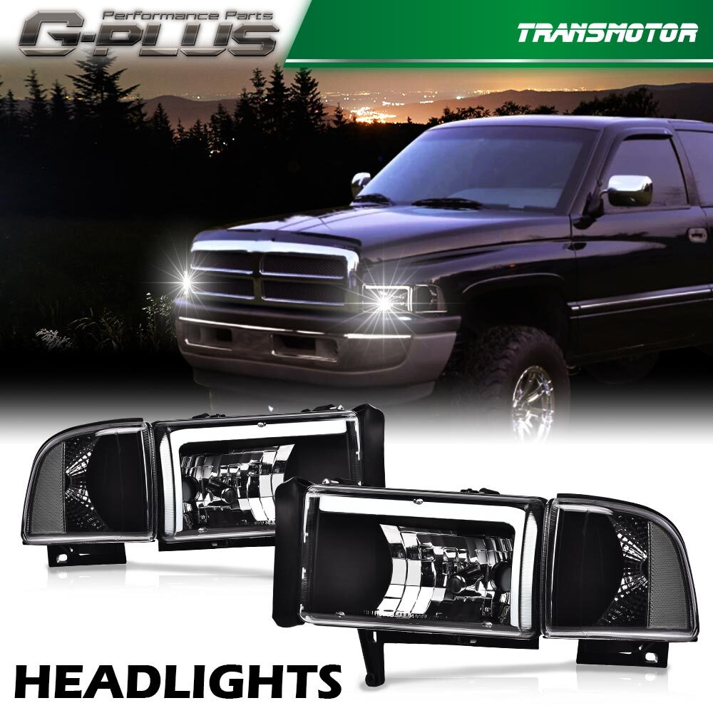 1994 - 2002 for Ram 1500 2500 3500 Black Mold LED DRL Tianshui