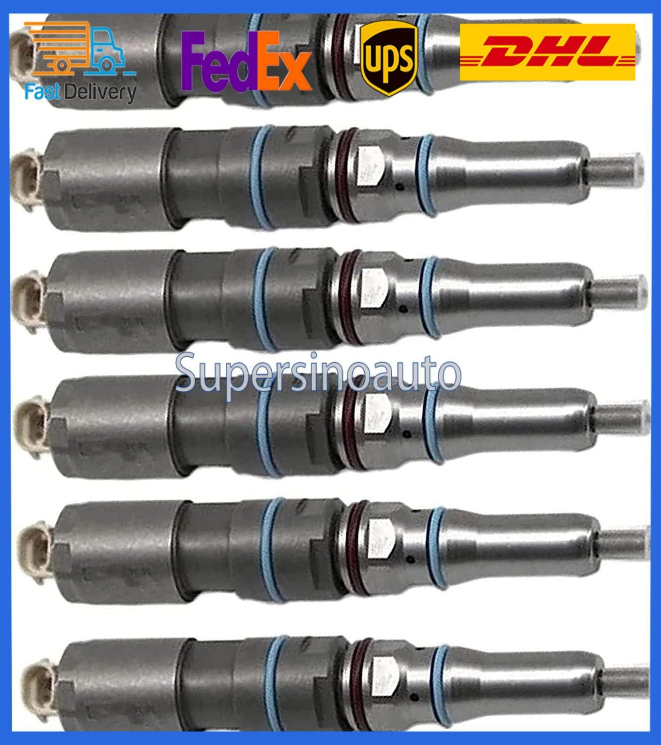 6X Fuel Injector 456-3509 for Caterpillar C9.3 Engine D6T D7E E336F 20R5075