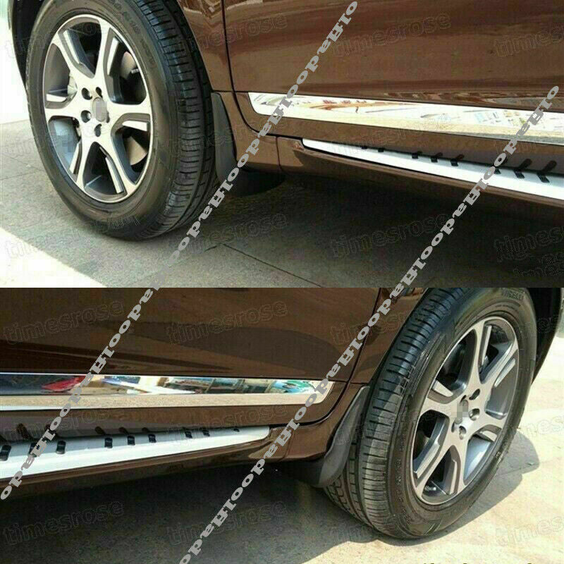 for Volvo S60 2019-2021 Black Car Mud Flaps Splash Guards Auto Fender Mudguards