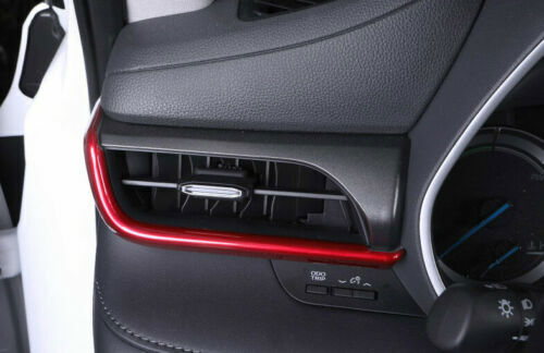 for Toyota Highlander 2020-2022 Glossy Red Dashboard Central Console Cover Trim