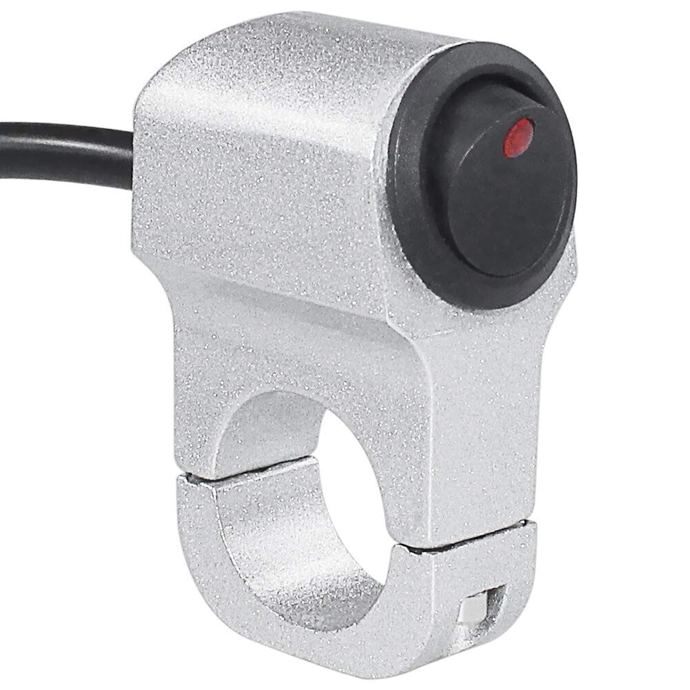 12V Motorcycle Headlight Brake Fog Light Handlebar Switch ON OFF Switch Button
