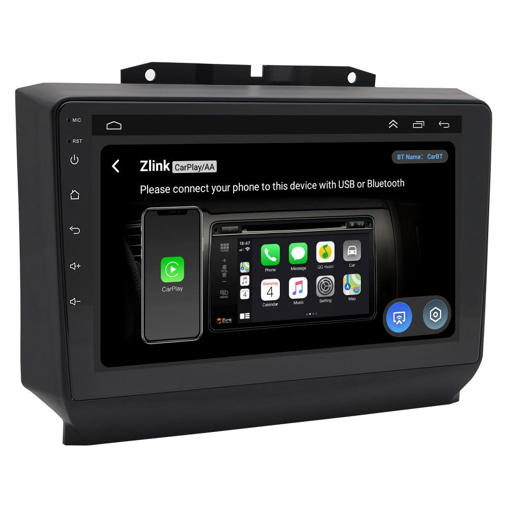 Car Stereo Radio Touch Screen For Carplay Fit for Dodge for RAM 1500 2500 2013-2018