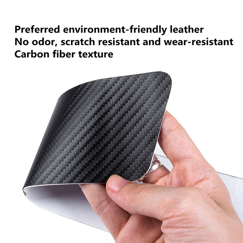 4x Door Sill Plate Protector for Mini Cooper Anti Scratch Carbon Fiber Color