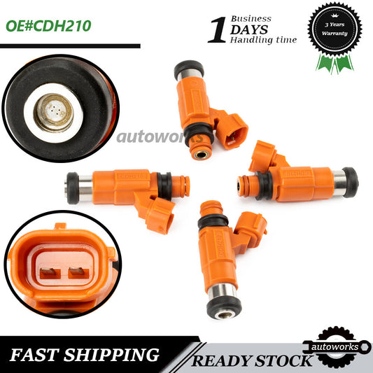 4PCS Fuel Injectors for Chrysler Sebring for Dodge Stratus for Mitsubishi Eclipse 97-05