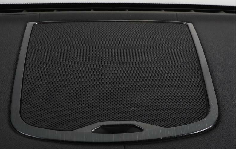 For 2018-2021 for BMW X3 G01 Black Steel Inner Dashboard Speaker Frame Decoration 1P