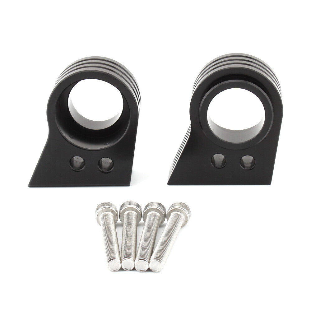 Black Handle Bar Riser Kit Handlebar Mounting Clamp for Kawasaki ZZR1100 ZX1000E