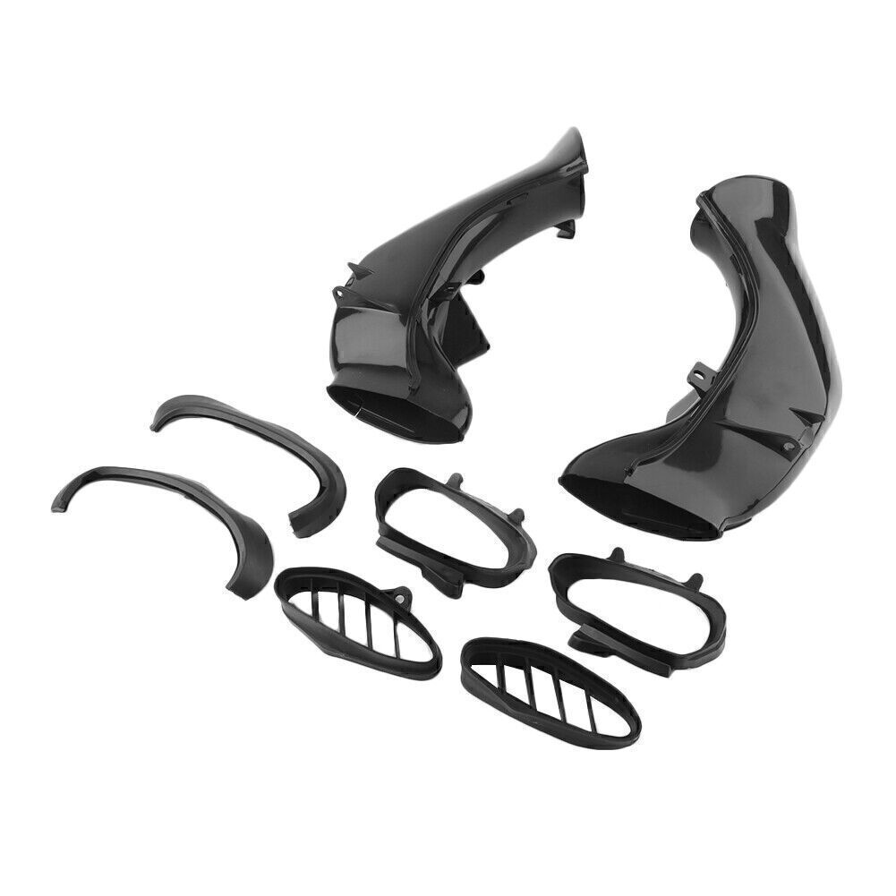 for Ram Air Intake Tube Duct Cover Fairing Black for Yamaha YZF1000 YZF R1 2004-2006