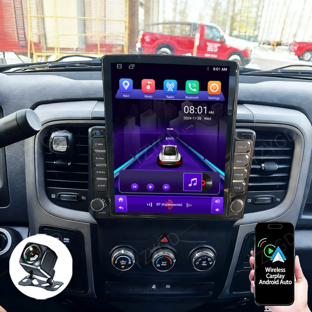 Carplay Car Radio for Dodge for Ram 1500 2500 3500 2013-2018 Stereo GPS Navi Screen