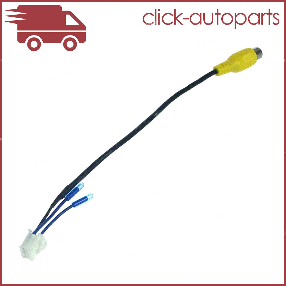 Rear View Backup Camera Cable Adaptor RCA For Car Stereo Radio DVD 10Pins