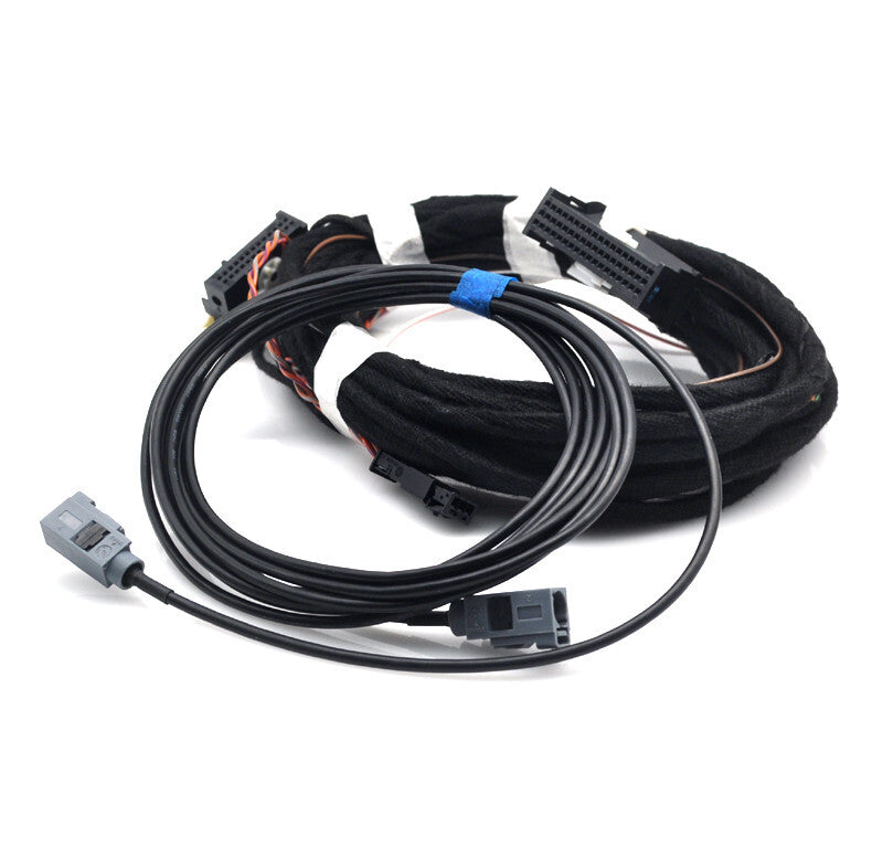 Add RGB Rear Reverse Camera Harness Cable for VW for Tiguan 2008-2013 RNS510 RCD510