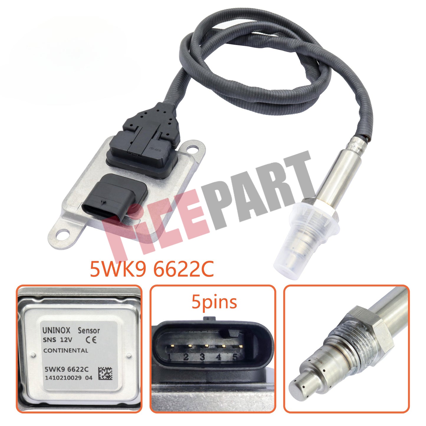 5WK96622C Nitrogen Oxide Sensor compatible for Benz for Smart 1410210023
