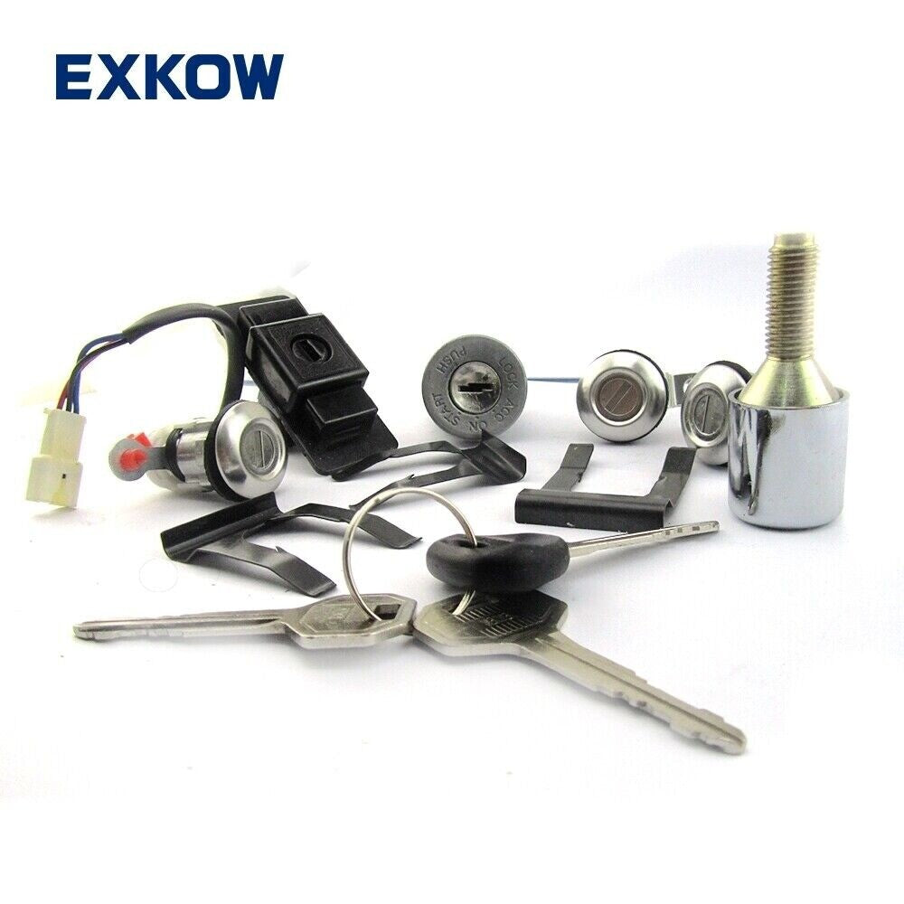 Lock Cylinder Key Set for Mitsubishi Pajero V12 V32 V34 1990-2004 MR259111