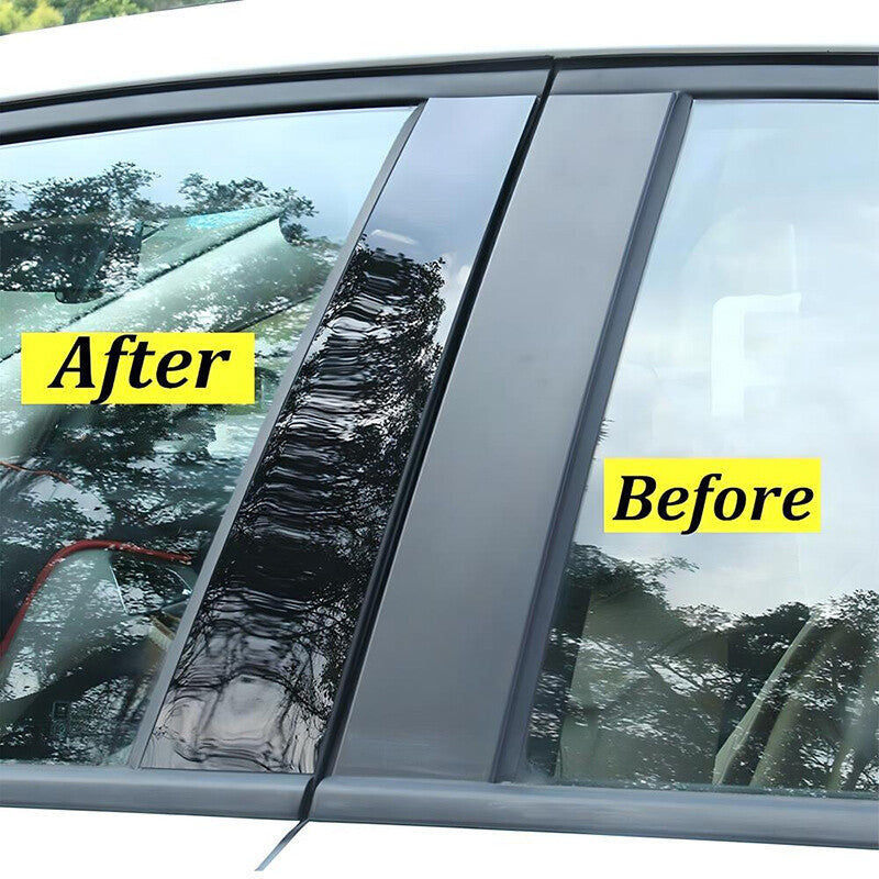 Black window pillar molding and black hood trim are available on 2006-2011 for Honda for Civic models.