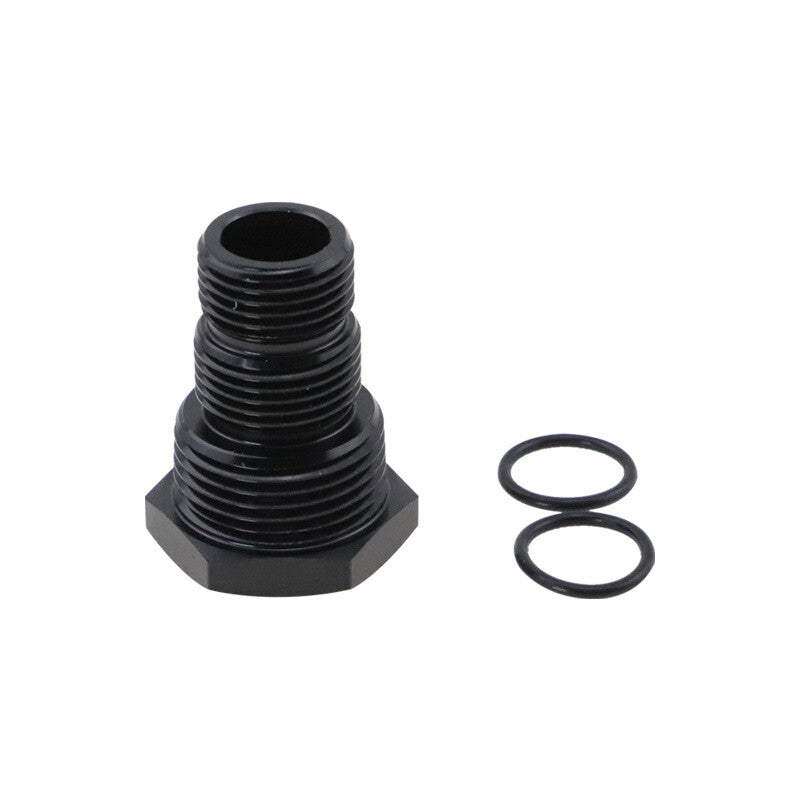 1¡Á 1/2-28 to 3/4-16,13/16-16 3/4NPT Black Oil Filter Automotive Threaded Adapter
