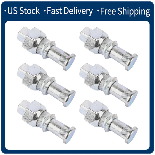 QTY6 Wheel Nuts  Stud Kit Rear (Left Side) Fit for ISUZU NPR NPR-HD NQR NRR REACH