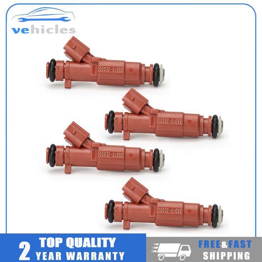 4-pack fuel injectors for 2011-19 for Elantra for Veloster Forte Soul 1.8 2.0L 353102E000
