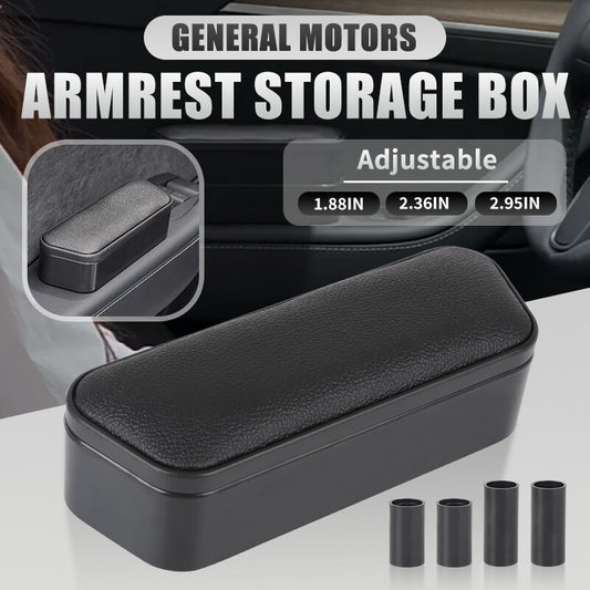 Car Armrest Door Storage Box Car Interior Lift Universal Armrest Pad Left Right