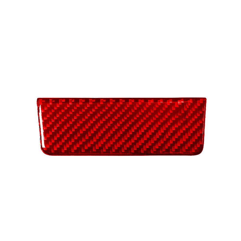 Red Carbon Fiber Rear Console Plate for Land Rover Discovery Sport 2015-2019