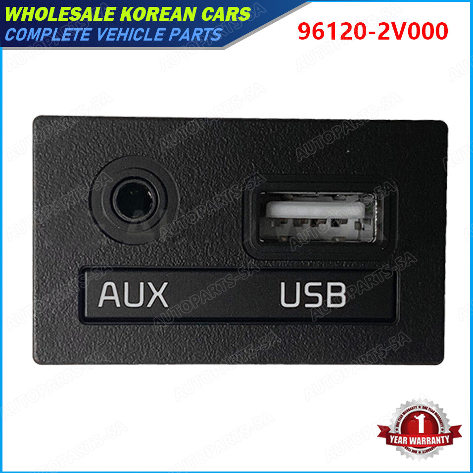 96120-2V500 Auxiliary Jack USB iPod AUX Socket Assembly for Modern for Veloster 12-17